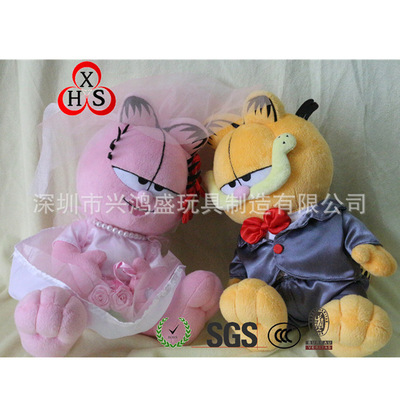 西裝加菲貓玩偶 深圳工廠直供，時(shí)尚造型引爆市場(chǎng)